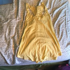 Super cute yellow tank top!